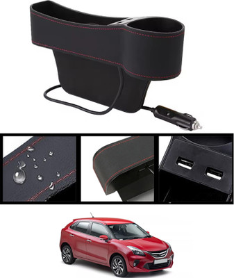 MSNP Seat Gap Organizer Front Seat With USB Ports ,Cup,Phone,Key,Coin Holder 96 Car Side Seat Catcher(0 L)
