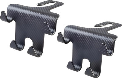 Jinila Multifunctional Car Seat Head Rest Hook 4 in 1 Cars Back Seat Hanger ( 2 pcs ) Car Multi Pocket(5 L)
