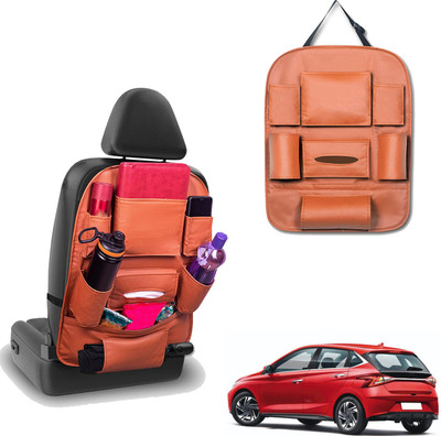PEEPS STORE Peepsstore pack of 1 Tan,car organizer for I20 2020 Magna 1.2 Car Multi Pocket(6 L)