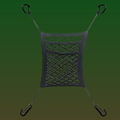 Elthnis 3-Layer Car Mesh Organizer, Seat Back Net Bag, Automotive Seat Back Organizers, Car Multi Pocket(1 L)