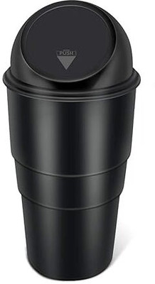 SR CREATIOM car dustbin Plastic Bins car accessories 202 Dustbin For Car Car Trash Bin Car Plastic Dustbin(Black)