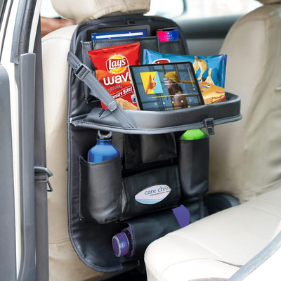 Tradesk Car Back Seat Organiser (Black) Car Storage Bag(11 L)