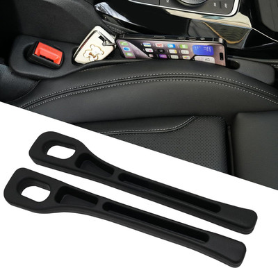 Clefairy Car Seat Gap Filler with Organizer Universal Fit Between Seat Console Crack Car Side Seat Catcher(1 L)