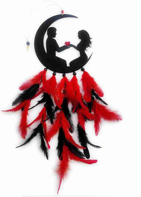 SE IMAGINE Love Dream Catcher For Car Hanging Wind Chimes Car Hanging Interior Car Hanging Ornament(Pack of 1)