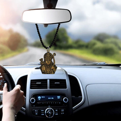 M Men Style Religious Lord Jay Shri Ram Car Rearview Mirror Charm SCrMa2024164 Car Hanging Ornament(Pack of 1)