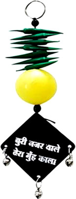 AFH Buri Nazar Wale Tera Muh Kala Nazar Suraksha Car Home Hanging Ornament Car Hanging Ornament(Pack of 1)