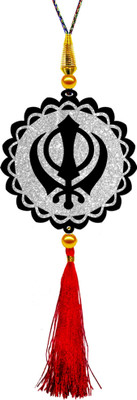 GiftzLane New-Sikh Khanda Car Hanging Ornament(Pack of 1)