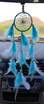suukoon handmates CAR 25-SKYBLUE Car Hanging Ornament(Pack of 1)