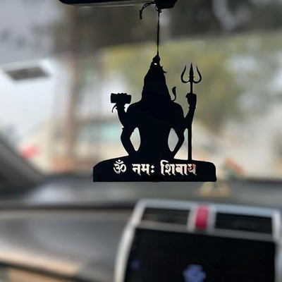 HEYZEM Om Namah Shivay car mirror hanging ornament Car Hanging Ornament(Pack of 1)