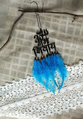 Dalli Nesh blue om namah shivaay Car Hanging Ornament(Pack of 1)