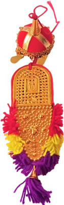 HOIVA ( Pack of 1) Nettipattam with Umberlla Car Hanging , Home decor(27 cm ) Car Hanging Ornament(Pack of 1)