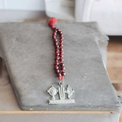 Sullery Shankh Chakra Namah Statue, Religious Vishnu Symbol Silver CarHanging CH95 Car Hanging Ornament(Pack of 1)