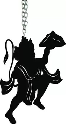 XAZE CRAFT 3D Acrylic Car Hanging bajrangBALI Both Side Car (01) Car Hanging Ornament(Pack of 1)