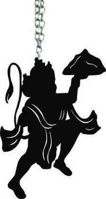 Chanda Creations 3D CAR HANGING LORD HANUMAN JI Car Hanging Ornament(Pack of 1)