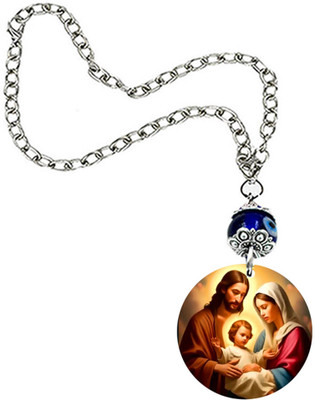 AFH Lord Jesus Holy Family Christmas Gift Religious Evil Eye Car Hanging Ornament Car Hanging Ornament(Pack of 1)