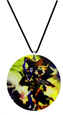 AFH Lord Shiva Parvati Round Multicolor Interior Car Hanging Ornament Car Hanging Ornament(Pack of 1)