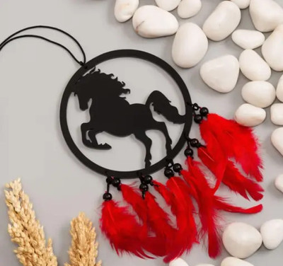 MH VILLA Dream Catchers Wall Hangings for Home Decor Bedroom Livingroom Balcony Car Hanging Ornament(Pack of 1)