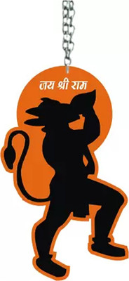 XAZE CRAFT 3D Acrylic Car Hanging hanuman(05) Car Hanging Ornament(Pack of 1)