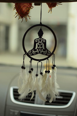 MJKD Buddha Dream Catcher For Car Car Hanging Ornament(Pack of 1)
