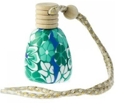 Nasim Print colourful 15ml Car perfume diffuser Hanging glass bottle Car Hanging Ornament(Pack of 1)