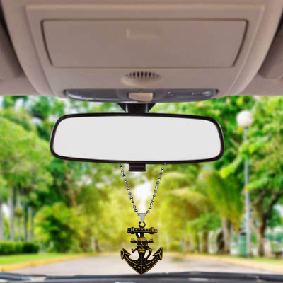 M Men Style Punk Captain Skull Anchor Home Décor Hanging Gift SPn208 Car Hanging Ornament(Pack of 1)