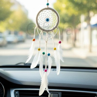 GIFTWA Dream Catcher for Positive Energy Car Hanging Ornament(Pack of 1)