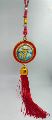 VE AND YOU sai baba decorative car hanging ornamentPack of 1 (30 cm) Car Hanging Ornament(Pack of 1)
