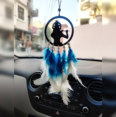 MJKD Shree Krishna Car Dream Catcher Car Hanging Ornament(Pack of 1)