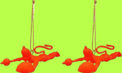BZILO PACK OF 2 Car Flying Hanging Hanuman ji God Idol K_9 Car Hanging Ornament(Pack of 2)