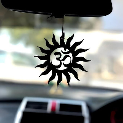 Cloudzy Store Dream Catcher Om Black Car Hanging Ornament(Pack of 1)