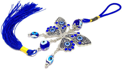 LightWave Butterfly Hanging Evil eye Car Hanging Ornament(Pack of 1)