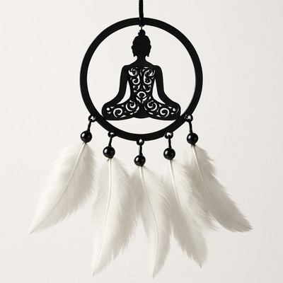 ATOOZED BUDDH DREAM CATCHER Car Hanging Ornament(Pack of 1)