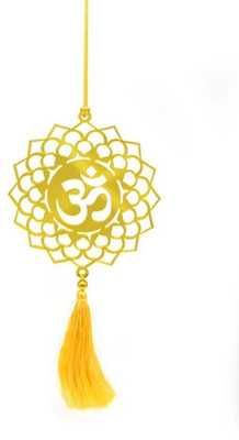 Cloudzy Store Dream Catcher Om Golden Car Hanging Ornament(Pack of 1)