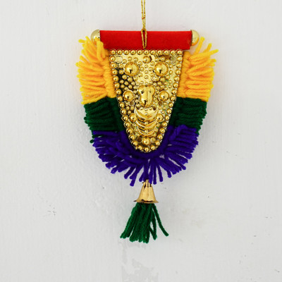 CULTURATI Mini Nettipattam Wall and Car Hanging Ornament(Pack of 1)
