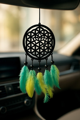 venja Dream Catcher Wall Hanging | Car & Room Decor, Positive Energy Showpiece Car Hanging Ornament(Pack of 1)