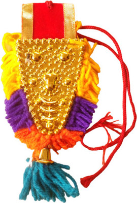 HOIVA Handicraft car-hanging nettipattam miniature for, home and wall decor Car Hanging Ornament(Pack of 1)
