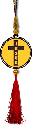 GiftzLane New-Jesus Cross Christian Car Hanging Ornament(Pack of 1)