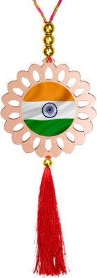 GiftzLane D98 Indian Flag Car Hanging Ornament(Pack of 1)