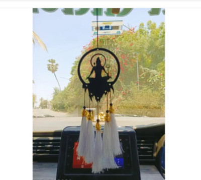 Dalli Nesh Lord Shiva Car Hanging Car Rear View Mirror Decor Ornament Accessories Car Hanging Ornament(Pack of 1)