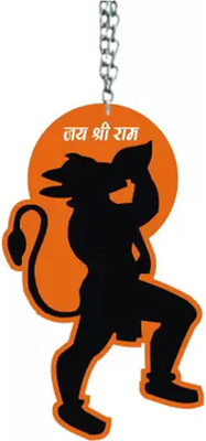 XAZE CRAFT 3D Acrylic Car Hanging hanuman(01) Car Hanging Ornament(Pack of 1)