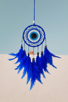 GIFTWA Evil Eye Dream Catcher for Car, Home & Office| Car Hanging Ornament(Pack of 1)