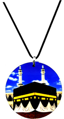AFH Makka Madina Kabba Islamic Car Mirror Charm Decorative Hanging Ornament Car Hanging Ornament(Pack of 1)