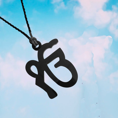 Shiv Jagdamba Religious Punjabi Sikh Sardar Ek Omkar Acrylic Car Hanging Ornament ShivLA72 Car Hanging Ornament(Pack of 1)