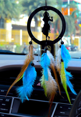Mac enteprise Shree Krishna Car Dream Catcher Car Hanging Ornament(Pack of 2)