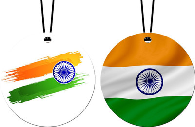 GiftzLane New-I Love My India Car Hanging Combo (Set of 2) Car Hanging Ornament(Pack of 2)