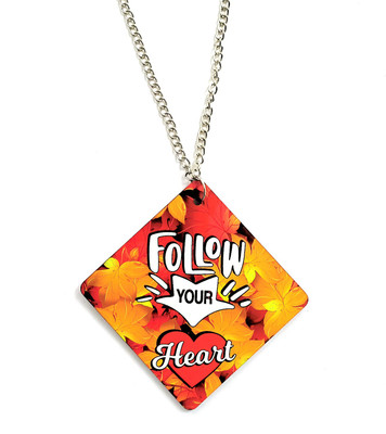 GXYS Both Side Follow Your Heart Car Hanging Ornament(Pack of 1)