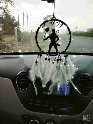 SE IMAGINE Bajarangbali Dream Catcher For Car Hanging Wind Chimes Car Hanging Interior Car Hanging Ornament(Pack of 1)