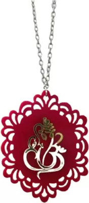 XAZE CRAFT 3D Acrylic Car Hanging Ganesh (02) Car Hanging Ornament(Pack of 1)