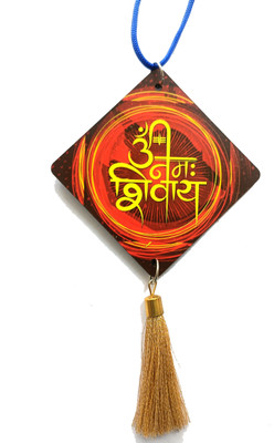 GXYS Both Side Om Namah Shiva Car Hanging Ornament(Pack of 1)