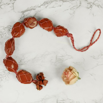 REIKI CRYSTAL PRODUCTS Red Jasper Stone Car Hanging Ornament(Pack of 1)